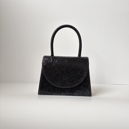 Bolso negro brillante